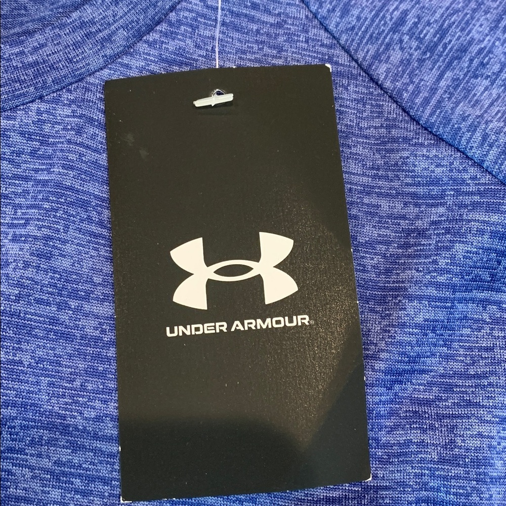 Under Armour Heathered Blue Tech Tee - Picture 5 of 8